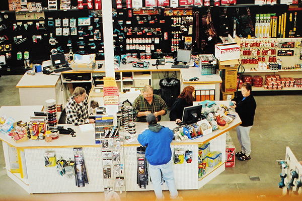 hardware store interior